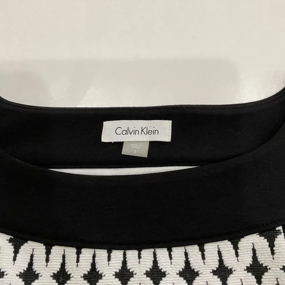 Calvin Klein Black and White Dress - Picture 6 of 6